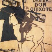 James Pryde and William Nicholson Don Quixote France oil painting artist